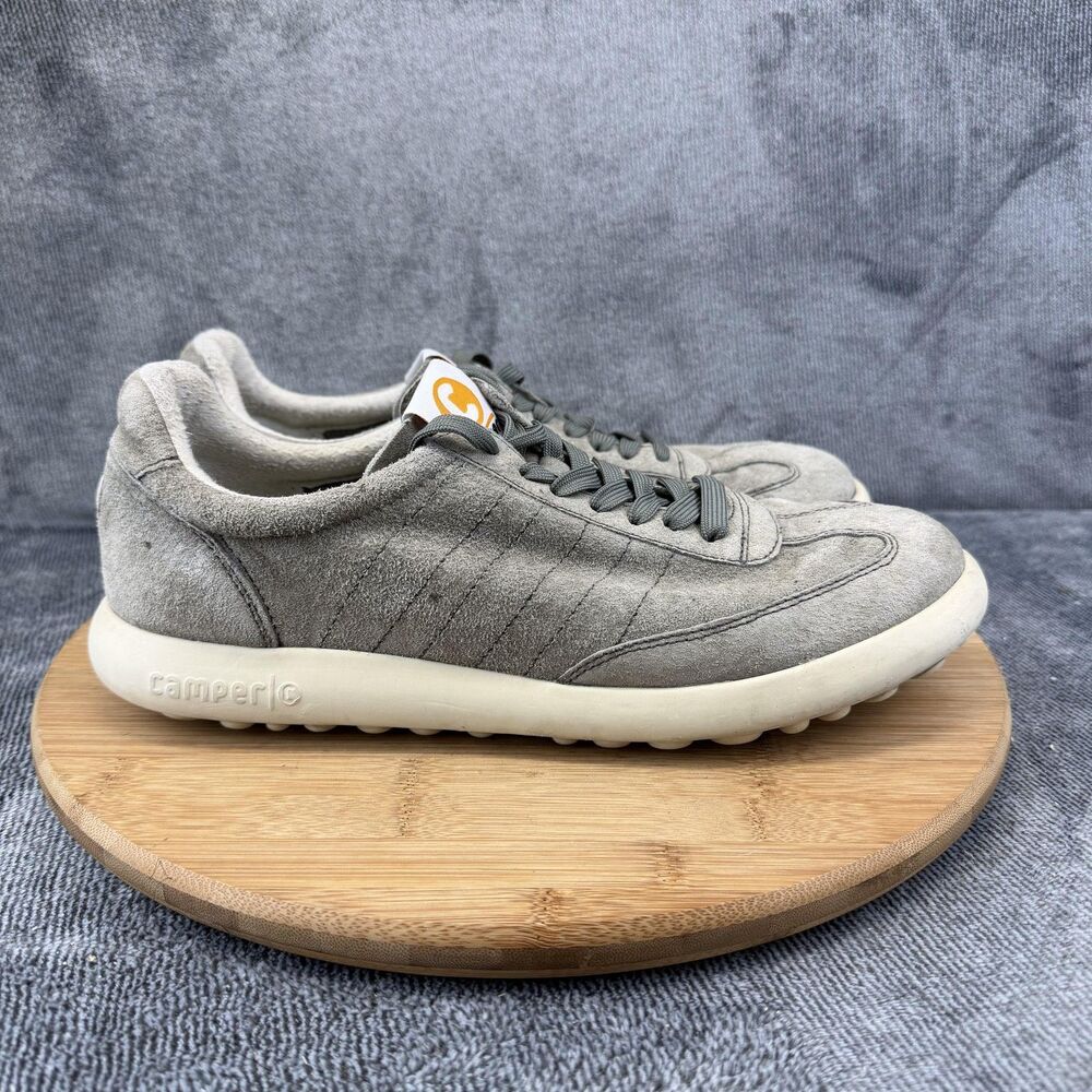 Camper Pelotas Shoes Womens Size 9 Gray Suede Sneakers Cushioned Walking